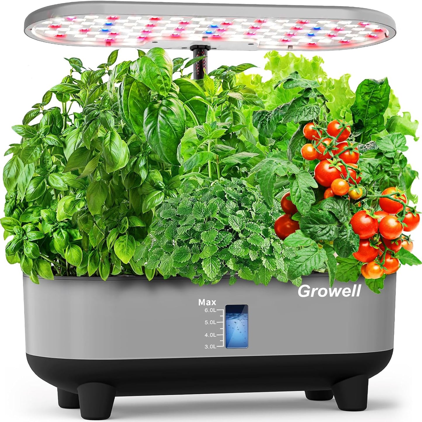 HS05 Hydroponics Growing System Kit, 16 Pods Indoor Garden with 28W Full Spectrum LED Grow Light