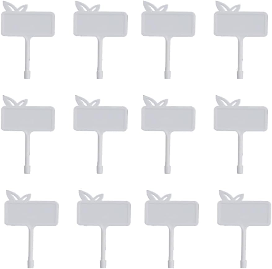 12 pcs Plastic Label Holder for Hydroponics Growing System