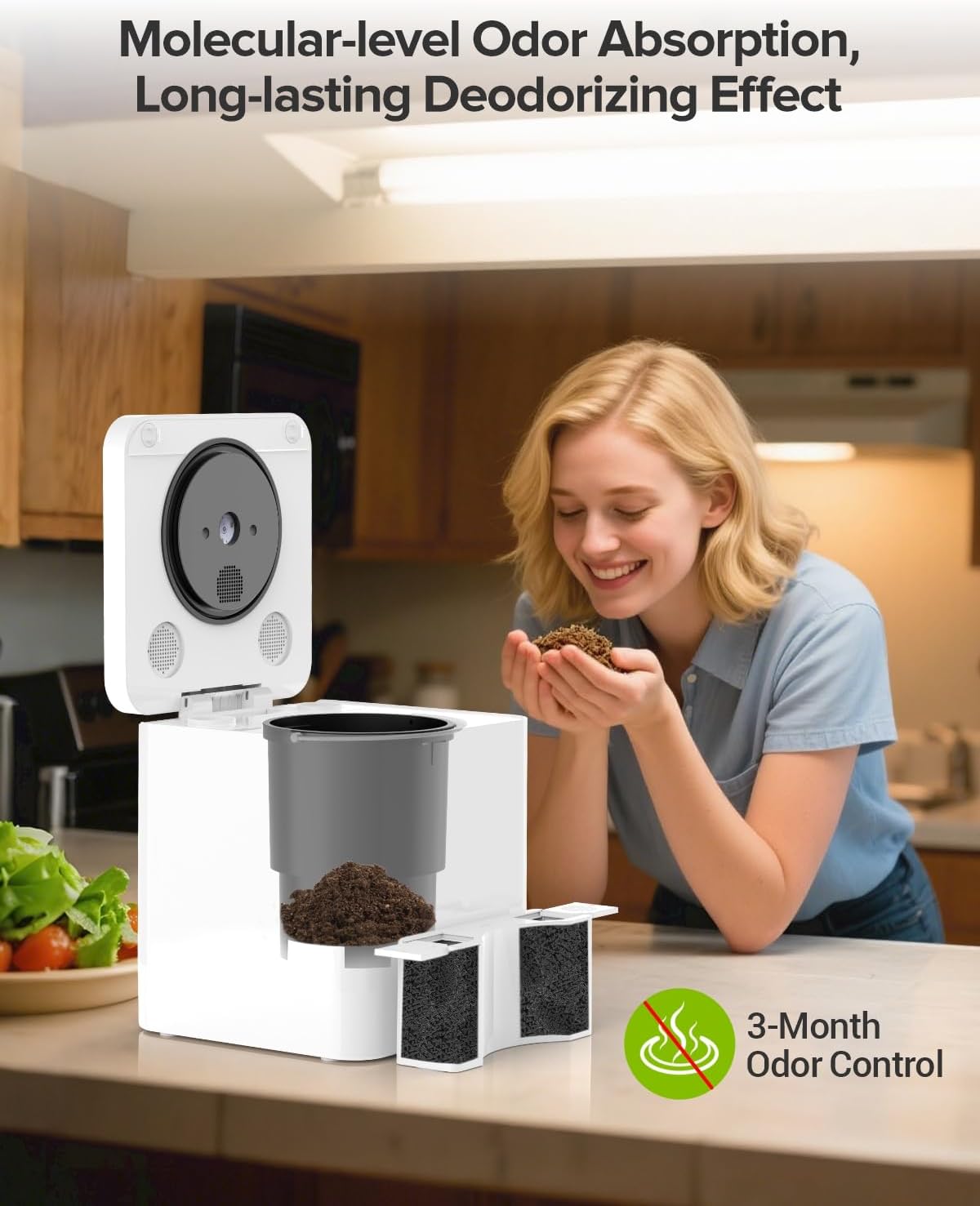 F03 Activated Carbon Filter Refills for Growell Electric Kitchen Composters