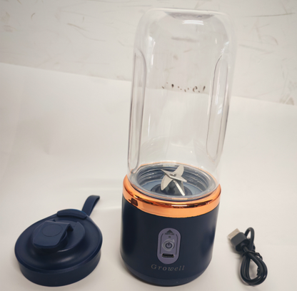 Growell Portable Blender, Mini Blender for Shakes & Juices, Personal Size Blender for Travel Home Office