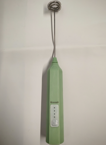 Growell Milk Frother Handheld with 3 Speeds, Drink Mixer Coffee Frother For Latte/Cappuccino/Hot Chocolate