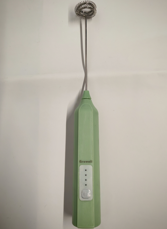 Growell Milk Frother Handheld with 3 Speeds, Drink Mixer Coffee Frother For Latte/Cappuccino/Hot Chocolate